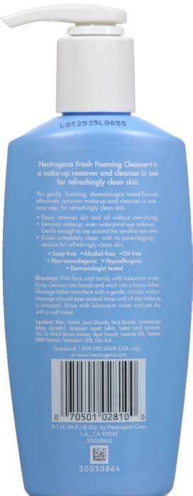 Neutrogena Cleanser Fresh Foaming 6 7 Oz Case Of 12