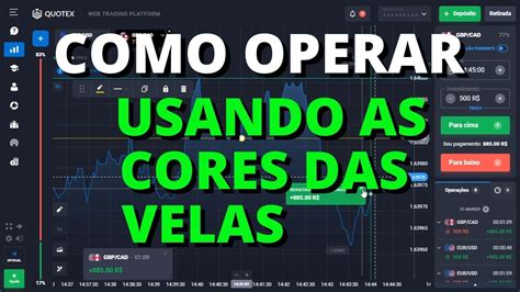 Como Operar Usando As Cores Das Velas Operando Na Quotex Youtube