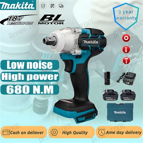 Makita 680 N M Brushless Cordless Electric Impact Wrench Function Power