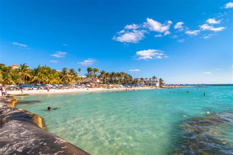 Playa Del Norte Beach In Isla Mujeres Mexico Editorial Photo Image