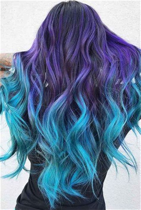 33 Blue Ombre Hair Color Trend In 2019 Blue Ombre Hair Hair Styles