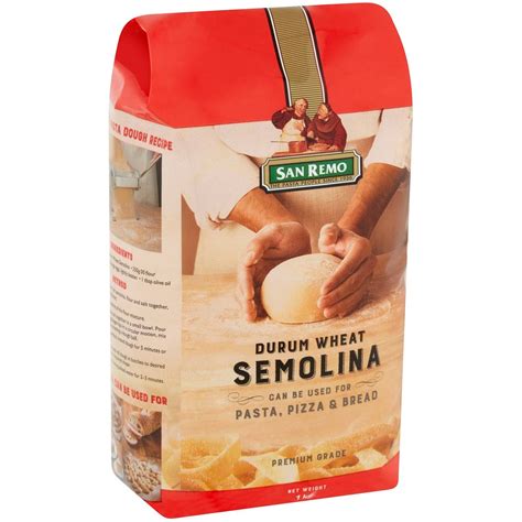 San Remo Durum Wheat Semolina 1kg Woolworths