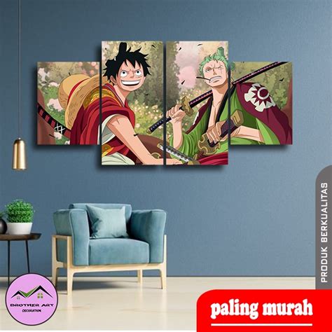 Jual Dekorasi Rumah Hiasan Dinding Wall Decore Anime One Piece Monkey