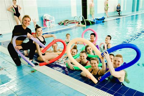 Аквааэробика в Аквапарке г. Кобрин
