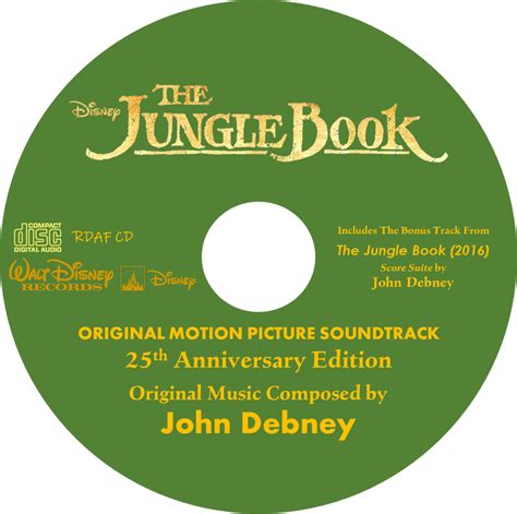 The Jungle Book 2016 OST 25th Anniversary (CD) by kidsfan on DeviantArt