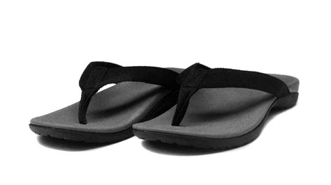 Orthotic Flip Flops Unisex Grey Black My Footdr Singapore