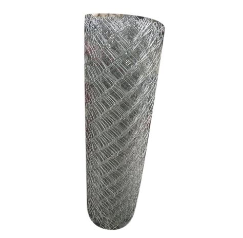 Galvanized GI Chain Link Mesh Fence Wire Diameter 2 5mm Mesh Size 2