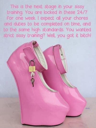 This Is The Next Stage In Your Sissy Training You Are Locked In These For One Week I Expect