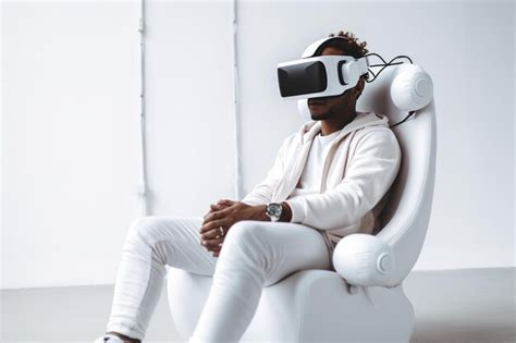 Premium Photo | Black woman in VR headset