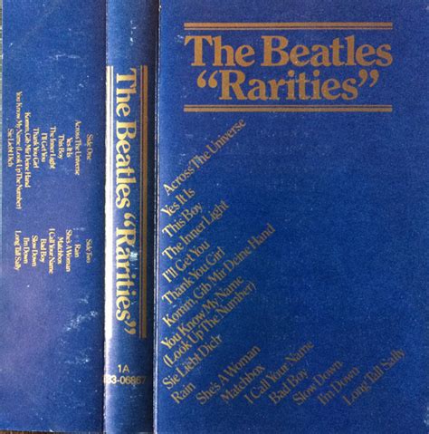 The Beatles Rarities 1979 Cassette Discogs