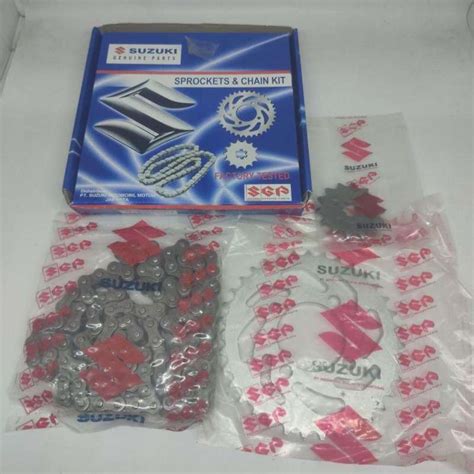 Promo Gearset Girset Gir Gear Set Rantai Suzuki Smash Old New Titan