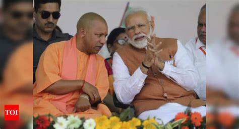 Pm Modi Wishes Yogi Adityanath On 50th Birthday India News Times Of