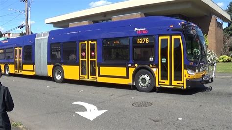 King County Metro New Flyer Xclesior Xde60 8276 On F Line Youtube