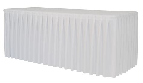 Juponnage Complet Pour Table Rectangulaire Nappe Restaurant