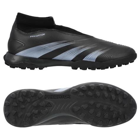 Adidas Predator League Laceless Tf Nightstrike Schwarz Grau