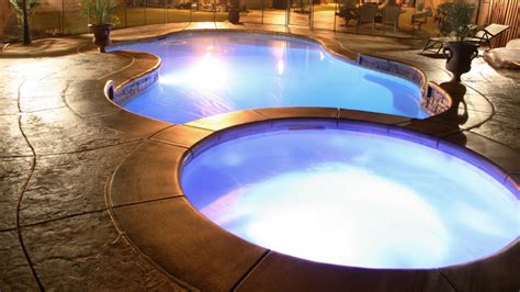 Inground Hot Tub Lighting Ideas Trasolini Pools Ltd