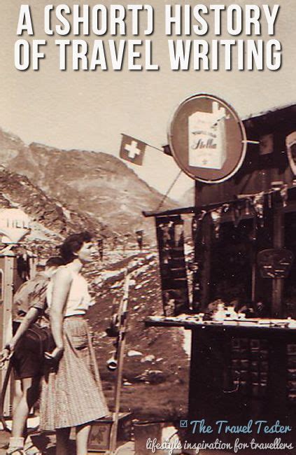 A Short History Of Travel Writing | Travel writing, Travel, Writing