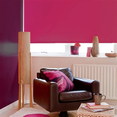 Bright Pink Blackout Roller Blind – Cheapest Blinds UK Ltd