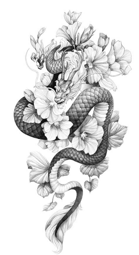 Pin Auf Tatuaggio Fiori Asiatischer Drachen Tattoo Kleine Drachen