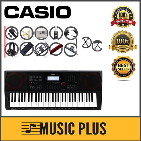 Casio CT X3000 61 Keys Portable Keyboard With Keyboard Stand Damper