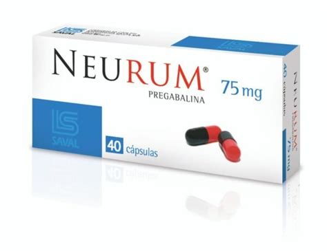 Neurum 75 Mg Caja X 40 Caps Farmatotal