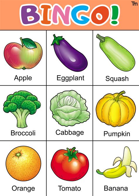 Free Printable Pictures Of Fruit And Vegetables Printable Word Searches