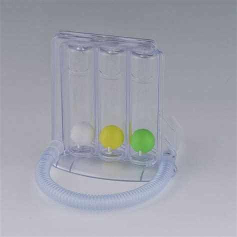 Eco Friendly Breathing Device 3 Ball Respiratory Incentive Lung