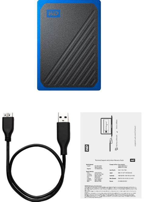 Best Buy Wd My Passport Go 500gb External Usb 30 Portable Ssd Blackcobalt Wdbmcg5000abt Wesn