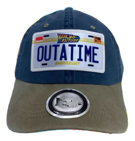 Gorra Back To The Future Volver Al Futuro Placa Azul Beige Meses Sin