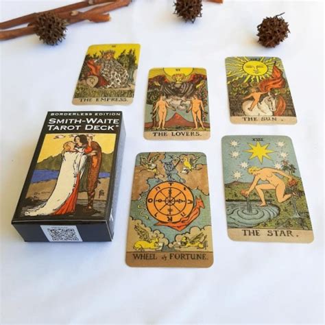 Rider Waite Tarot Deck Borderless Sekadevelopment