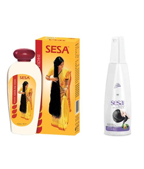 Sesa Hair Oil 180 Ml & Sesa Shampoo With Nourishing Oils 170 Ml: Buy Sesa Hair Oil 180 Ml & Sesa ...