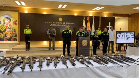 La Polic A De Colombia Incauta El Mayor Arsenal De Armas De Los Ltimos