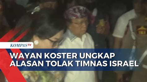 Wayan Koster Tak Tolak Fifa U Namun Tolak Tim Israel Bisa