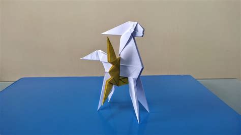 Origami Pokemon Arceus Easy How To Make A Paper Pokemon Arceus Easy