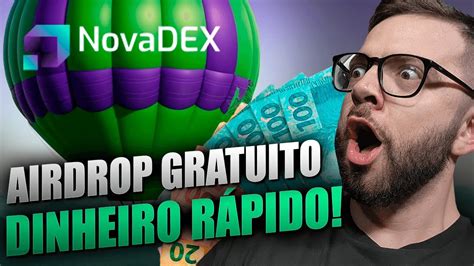 AIRDROPS GRATIS PARA GANHAR DINHEIRO RÁPIDO 2024 NOVADEX SOLANA YouTube