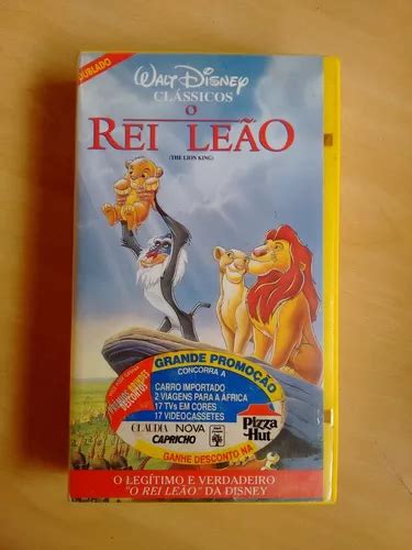 Fita Vhs O Rei Leão Clássico Walt Disney Original Verde V506