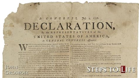 Declaration Of Independence John Grosboll Youtube