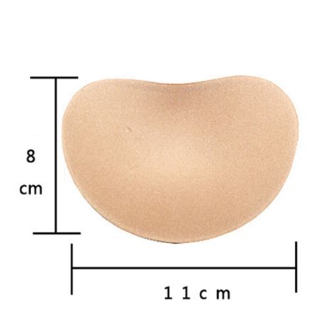 1 Pair Women Bikini Push Up Sponge Bra Pad Breathable Chest Pad