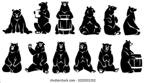 Grizzly Bear Sitting: Over 2 252 Royalty-Free Licensable Stock Vectors & Vector Art | Shutterstock