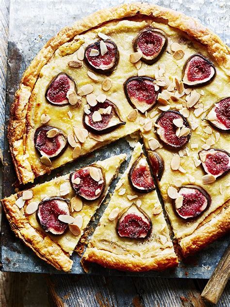 This Recipe For Honeyed Fig And Curd Cheese Tart Is Easy And Ready In