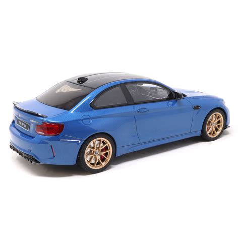 BMW M2 CS F22 1 18 Modellauto Misano Blau Miniatur 1 18 GT Spirit 353