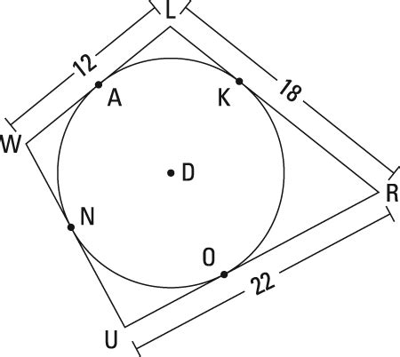 Solve Tangent-to-Circle Problems Using a Walk-Around Solution - dummies