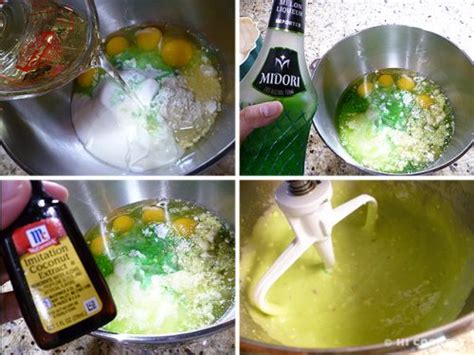 Midori Japanese Melon Liqueur Cake Hi Cookery