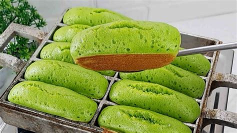 TANPA MIXER EMPUK SAMPAI BESOK RESEP PUKIS PANDAN LEMBUT MENUL