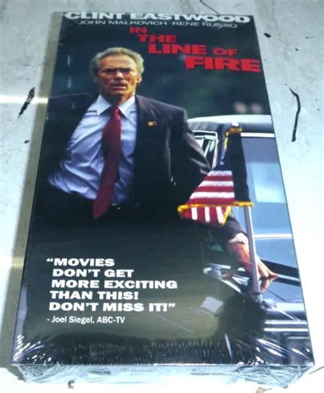 IN THE LINE Of Fire Clint Eastwood VHS 1993 Brand New Factory