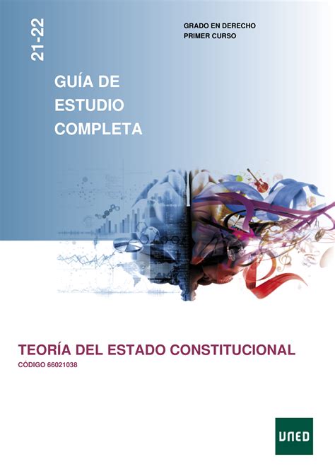 Guia Completa Teoria DEL Derecho Constitucional 21 GRADO EN DERECHO