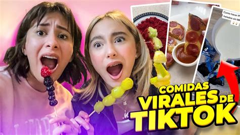 TRATAMOS DE HACER LAS RECETAS VIRALES DE TIKTOK Hermanas JM YouTube