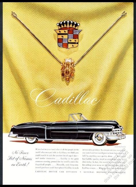 Pin On Cadillac Adsvintage Cadillac Adscadillacscadillac Advertising