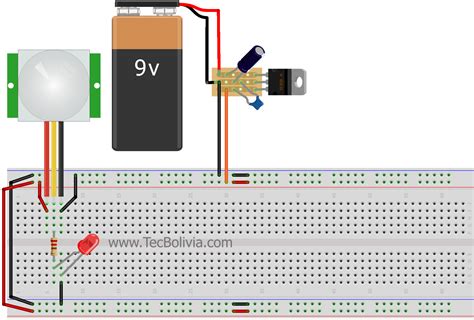 Diagrama De Un Sensor De Movimiento Sensor De Movimiento Y P