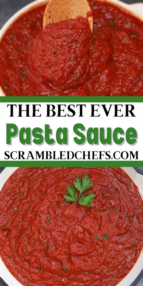 The Best Homemade Pasta Sauce Youll Ever Make Recipe In 2022 Pasta Sauce Homemade Homemade